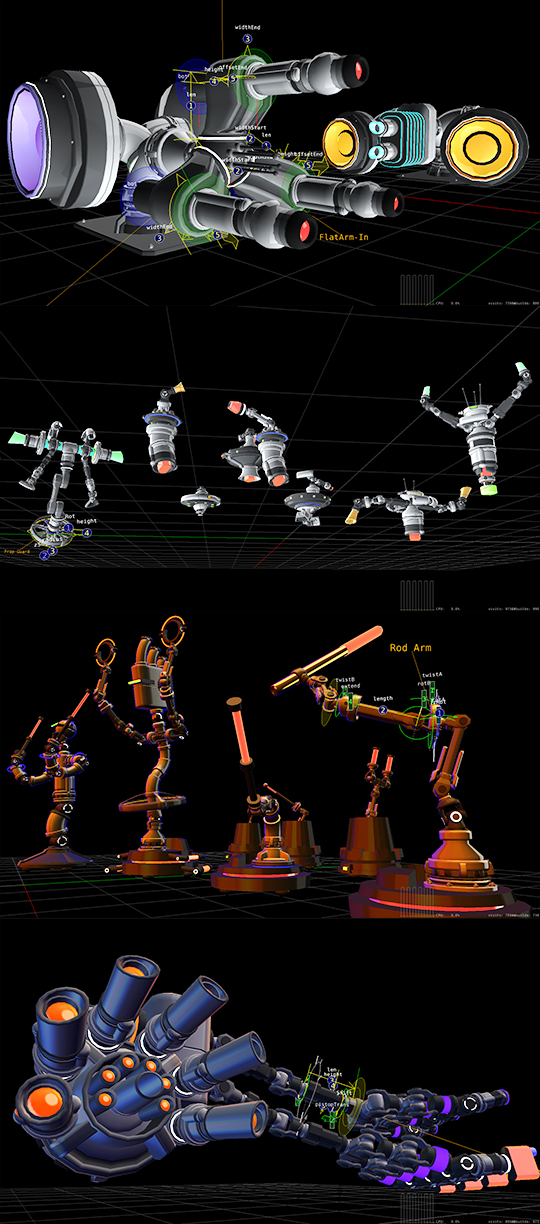 More robot/instrument prototypes: